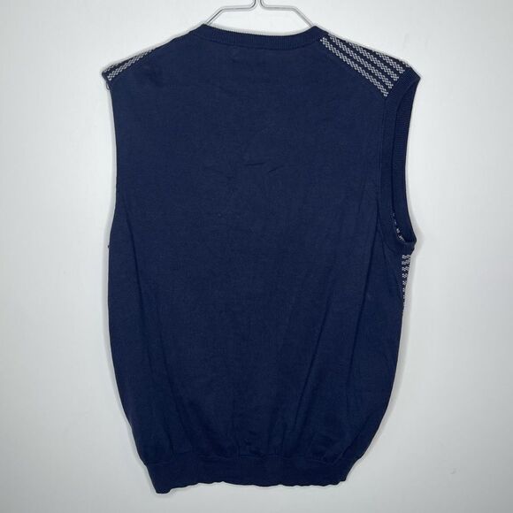Brooks Brothers Large Navy / White Golf Vest - Picture 4 of 6